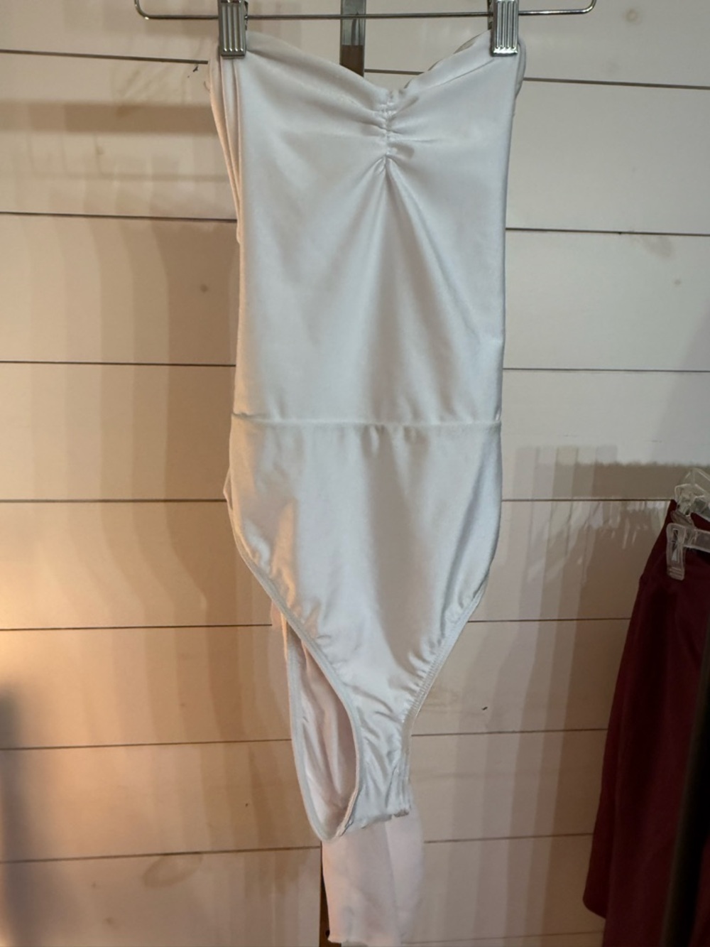 Dippin' Daisy's White Strapless Bodysuit